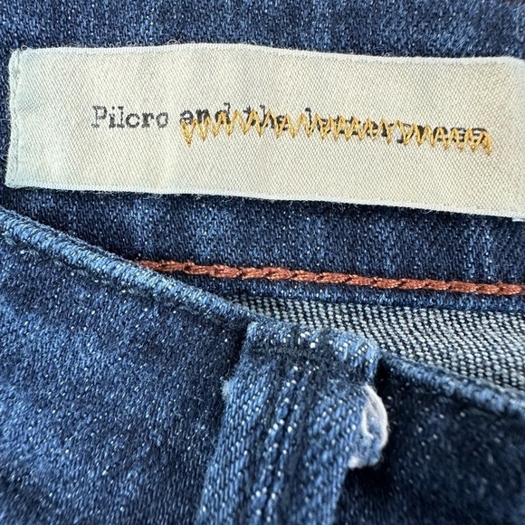 Anthropologie Pilcro Stet Patchwork Cuff Jeans Size 28 - Picture 4 of 12